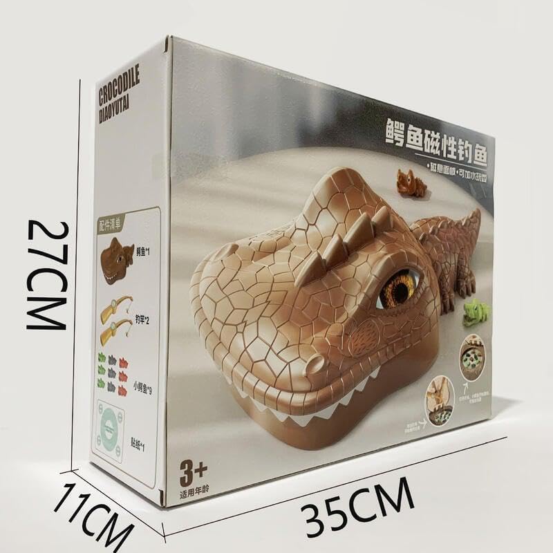 Magnetic Crocodile Fishing Game With Lights & Sound