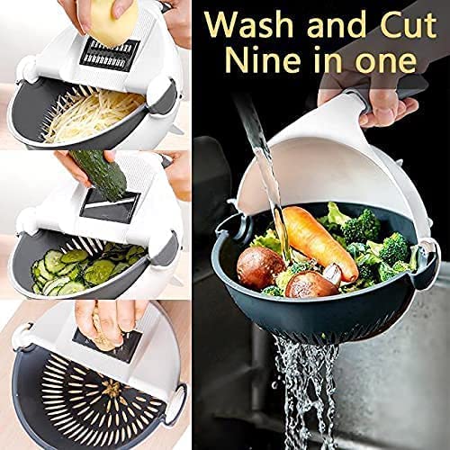 9 in 1 Multi-functional Vegetables Chopper Portable Slicer Kitchen Tool