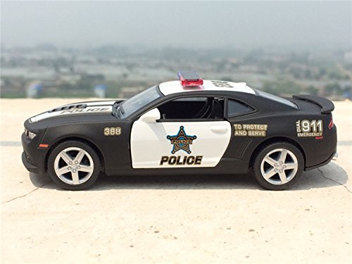 Kinsmart 2014 Chevy Camaro Police Black 5383DP 1