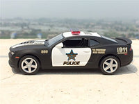 Thumbnail for Kinsmart 2014 Chevy Camaro Police Black 5383DP 1