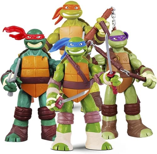 8 Pcs Ninja Turtles Figures Set