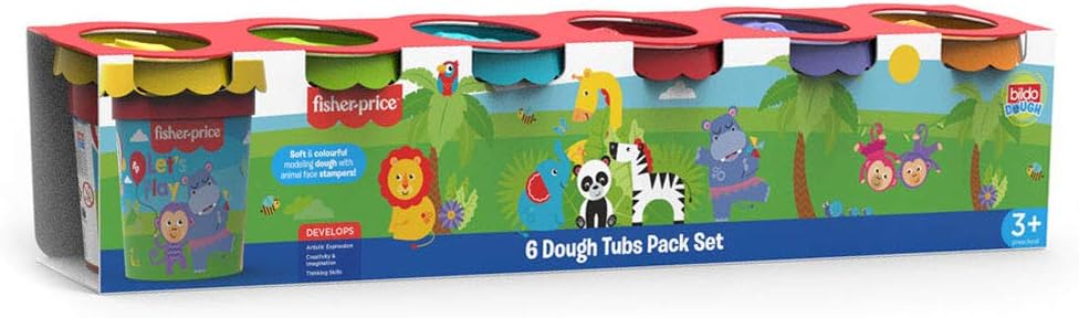 Fisher Price   Tub Dough  6 Pcs