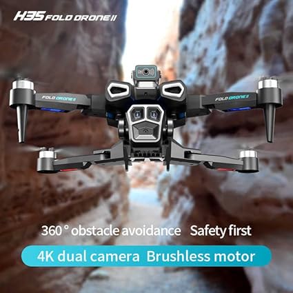 H35 Professional Drone With 4K HD Dual Camera And Wifi Obstacle Avoidance