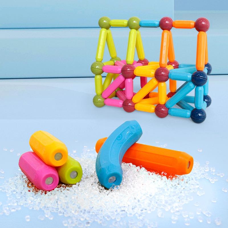 42 Pieces DIY 3D Model Magnetic Stick and Ball Construction Set