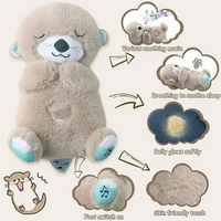 Thumbnail for Breathing Bear Soothing Plush Toy With And Sound