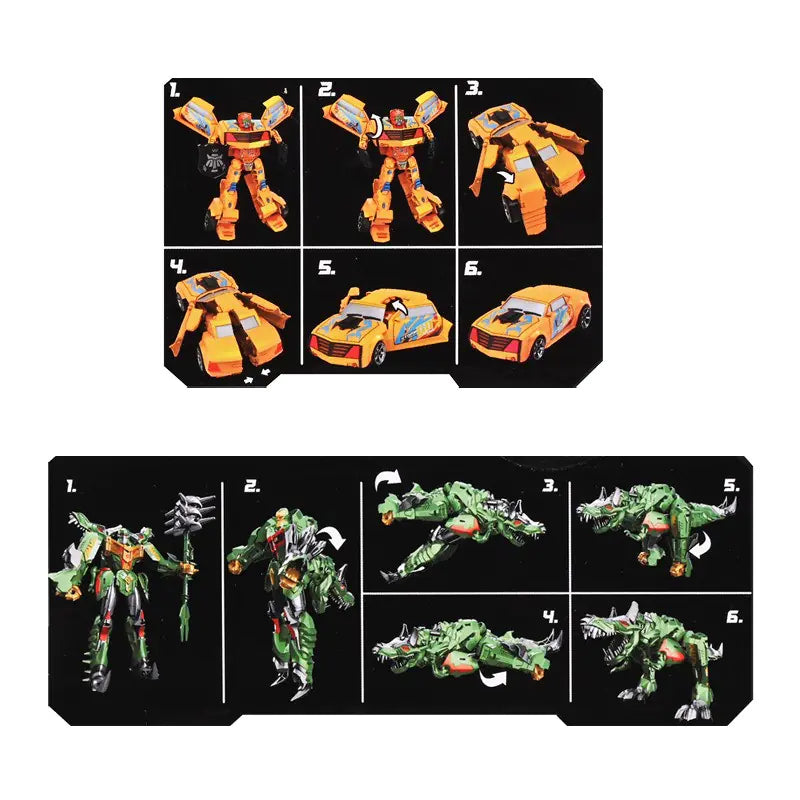 Car and Dinosaur Transformers Set