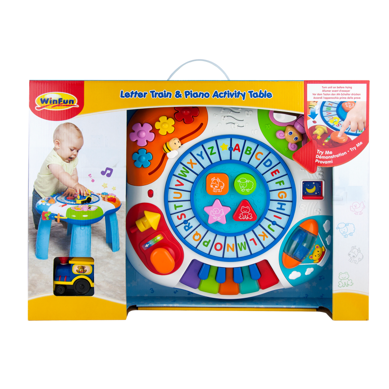 WinFun Letter Train & Piano Activity Table