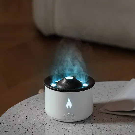 Ultrasonic Essential Volcano Flame Humidifier