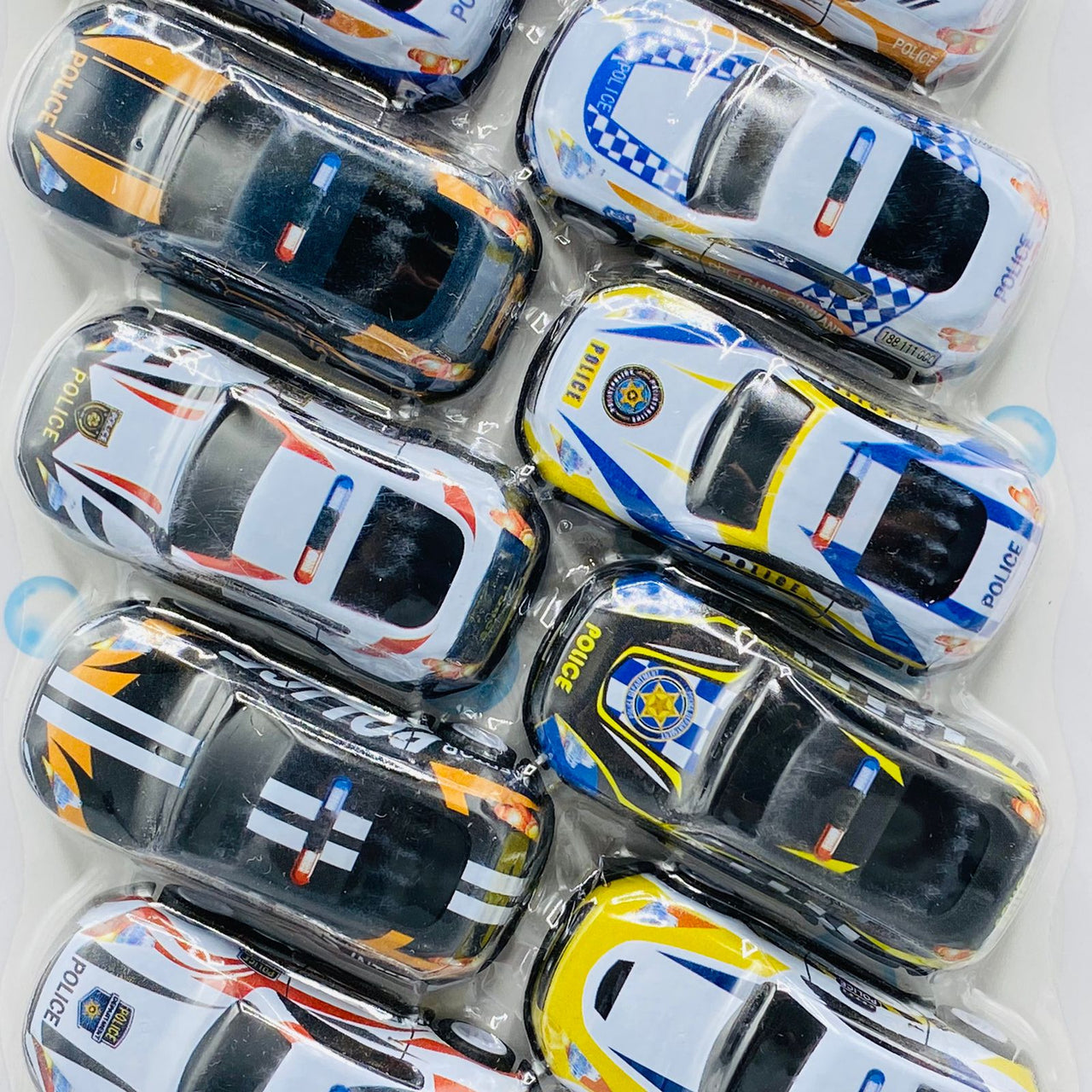 Police Car Set 12 Pcs