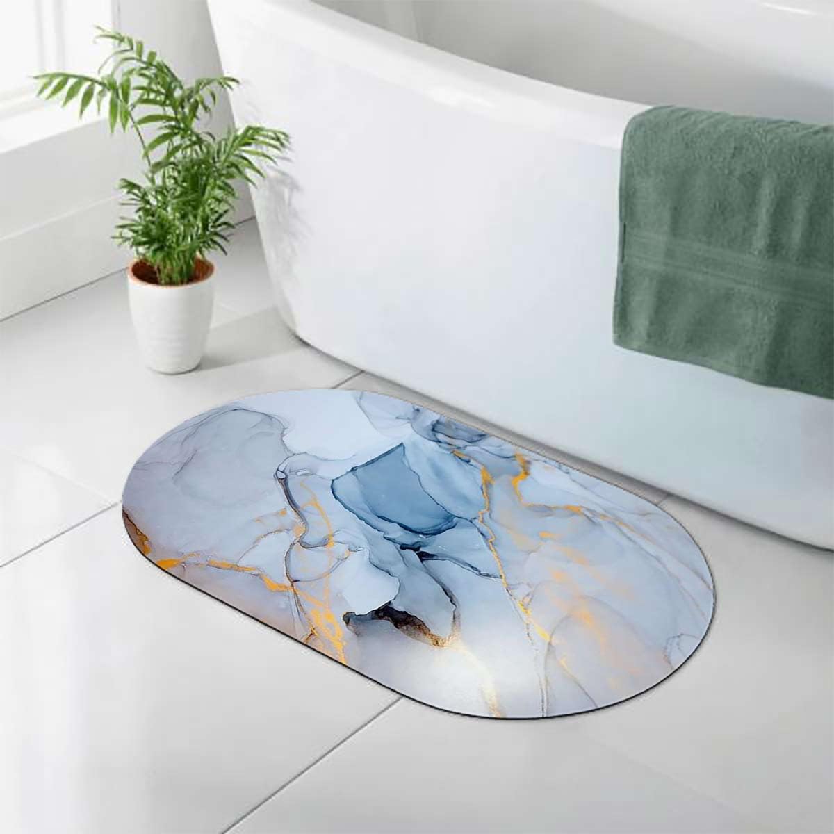 Bath Mat Water Absorbent Non-Slip