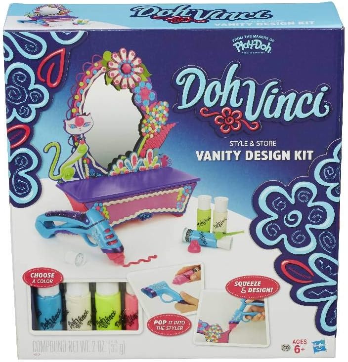 Hasbro Play-Doh DohVinci Style & Store Vanity Design Kit