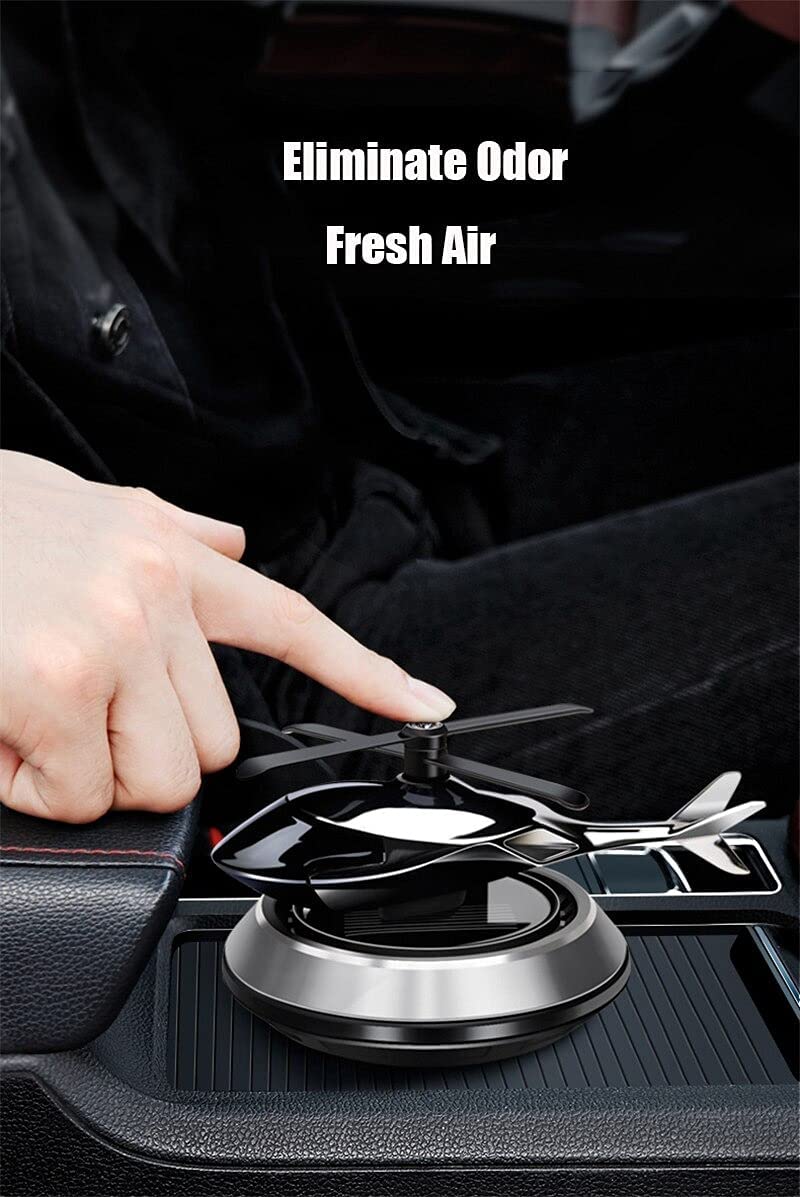 Helicopter Car Air Freshener Solar Energy