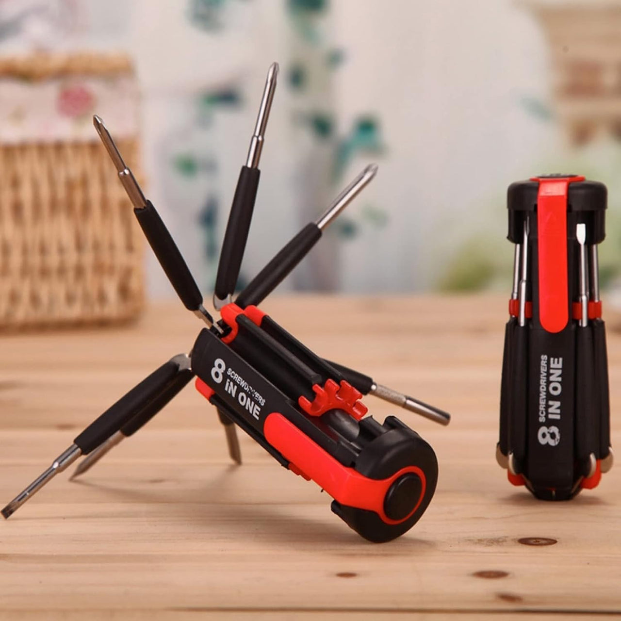 LED 8 in 1 Professional Mini Screwdriver