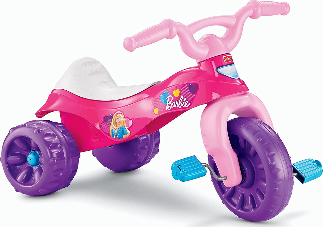 Fisher Price Barbie Toddler Tricycle With Handlebar Grips and Storage