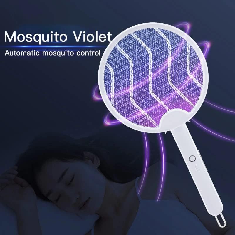 Folding And Rotating Mosquito Racket