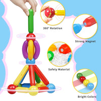 Thumbnail for Magnetic Building Blocks Magnets Balls 50 PCS