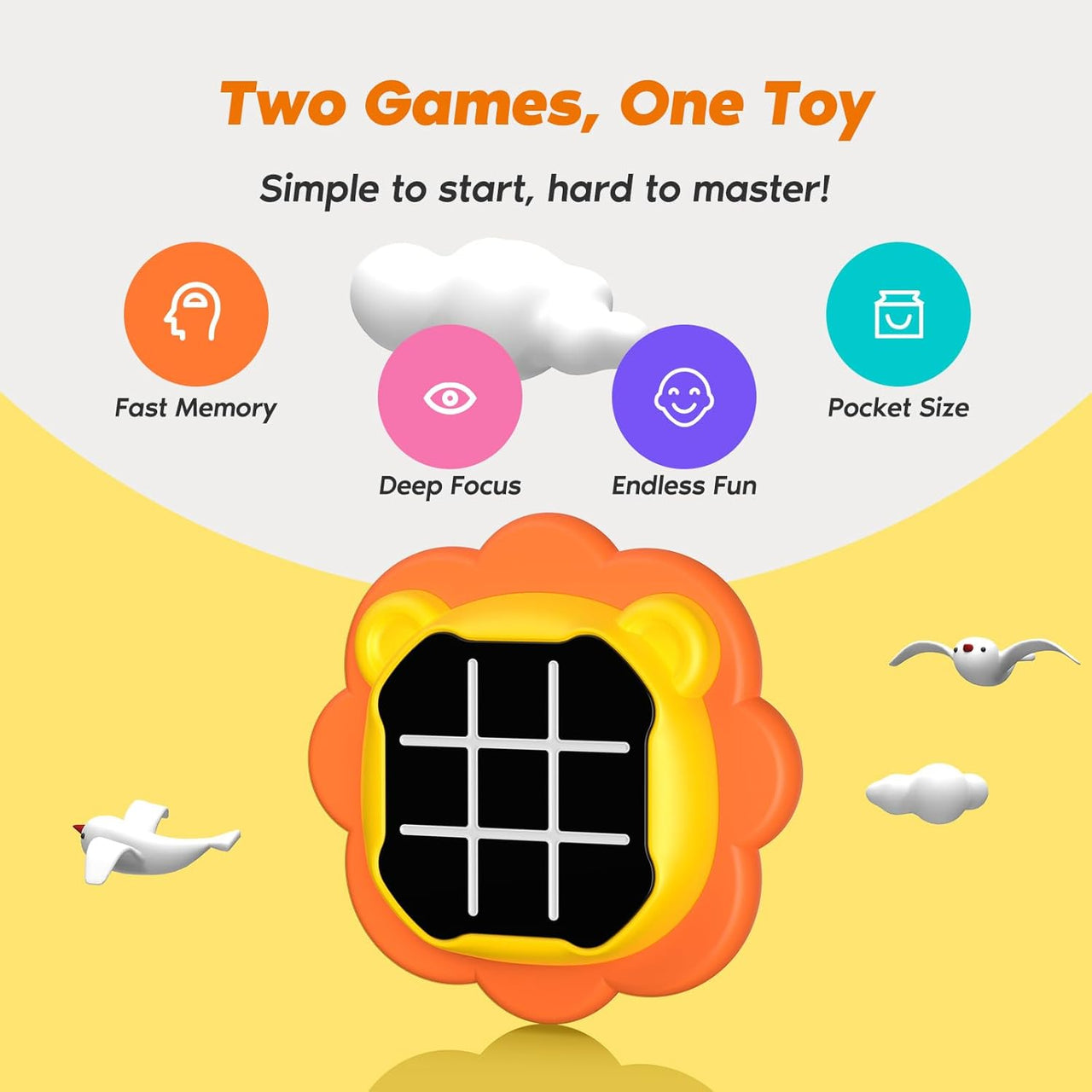 2 Player Battery Operator Tic Tac Toe Game