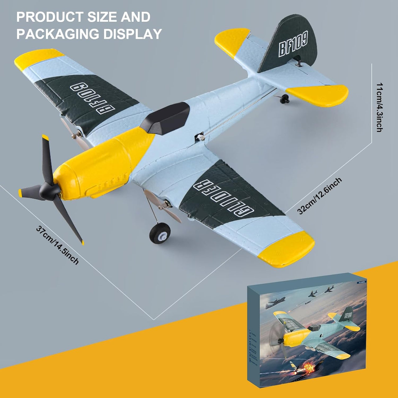 BF109 Remote Control Glider Aircraft Foam Plane