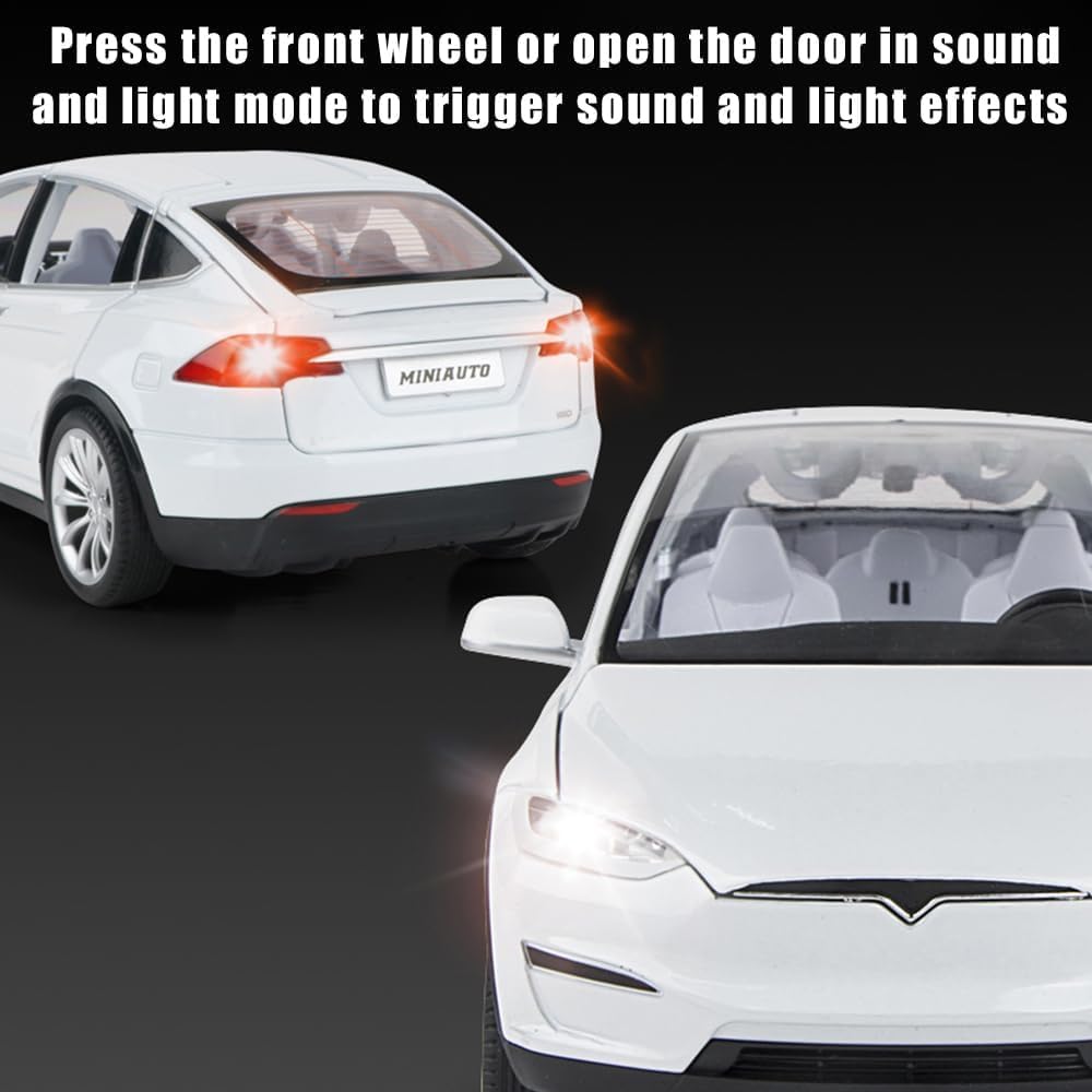 1:28 Scale Diecast Model X Alloy Tesla Car