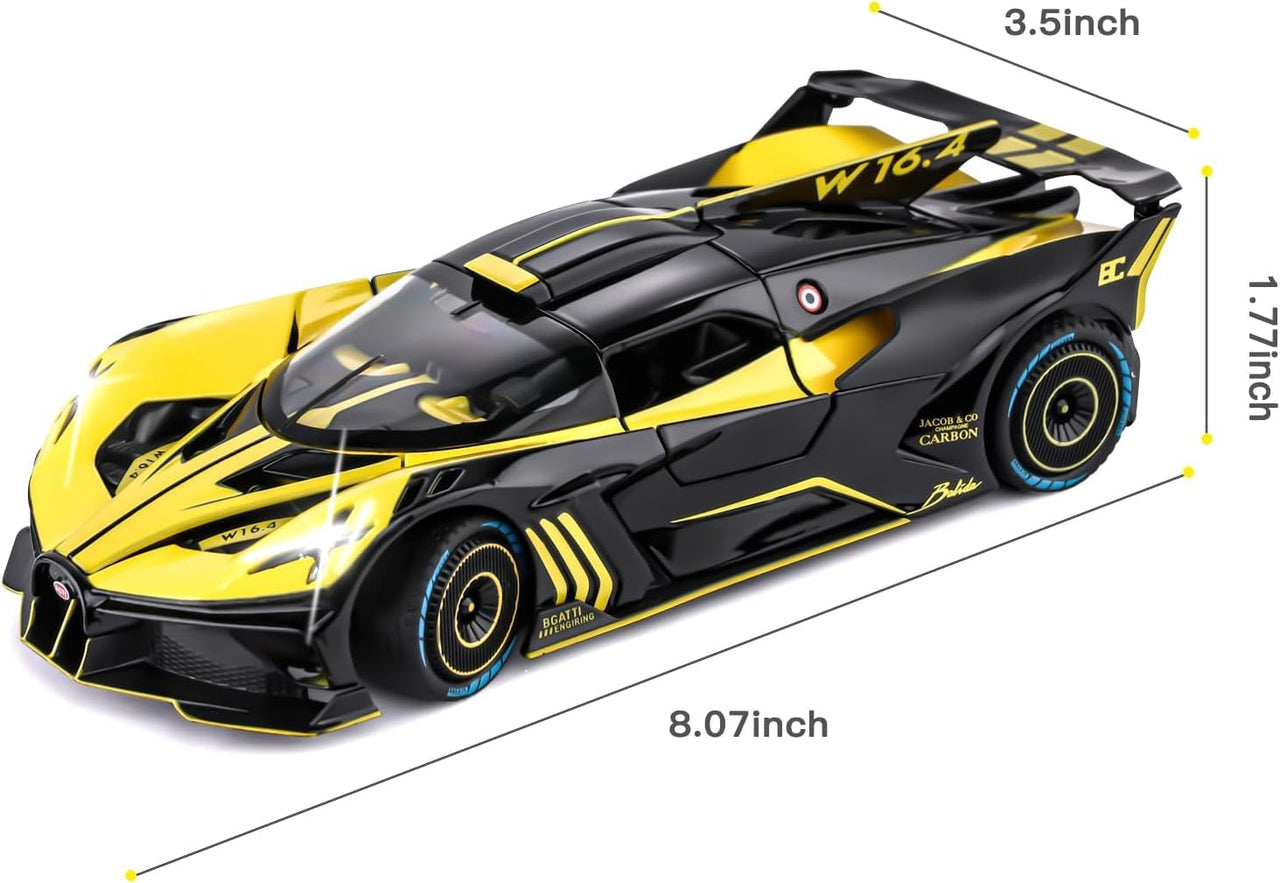 1:24 Scale Die-Cast Bugattti Bolide  Horn & Smoke