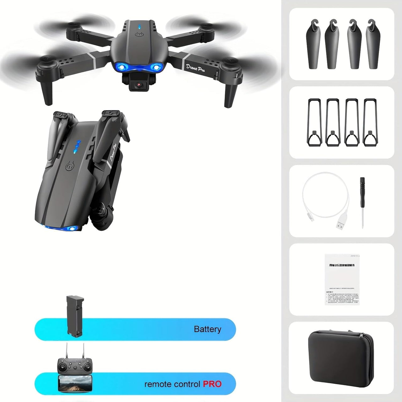 E99 Remote Control Quadcopter With Duel Camera