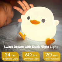 Thumbnail for Cute Duck Shaped LED Night Light