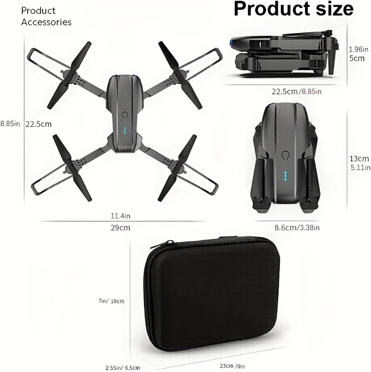 E99 Remote Control Quadcopter With Duel Camera