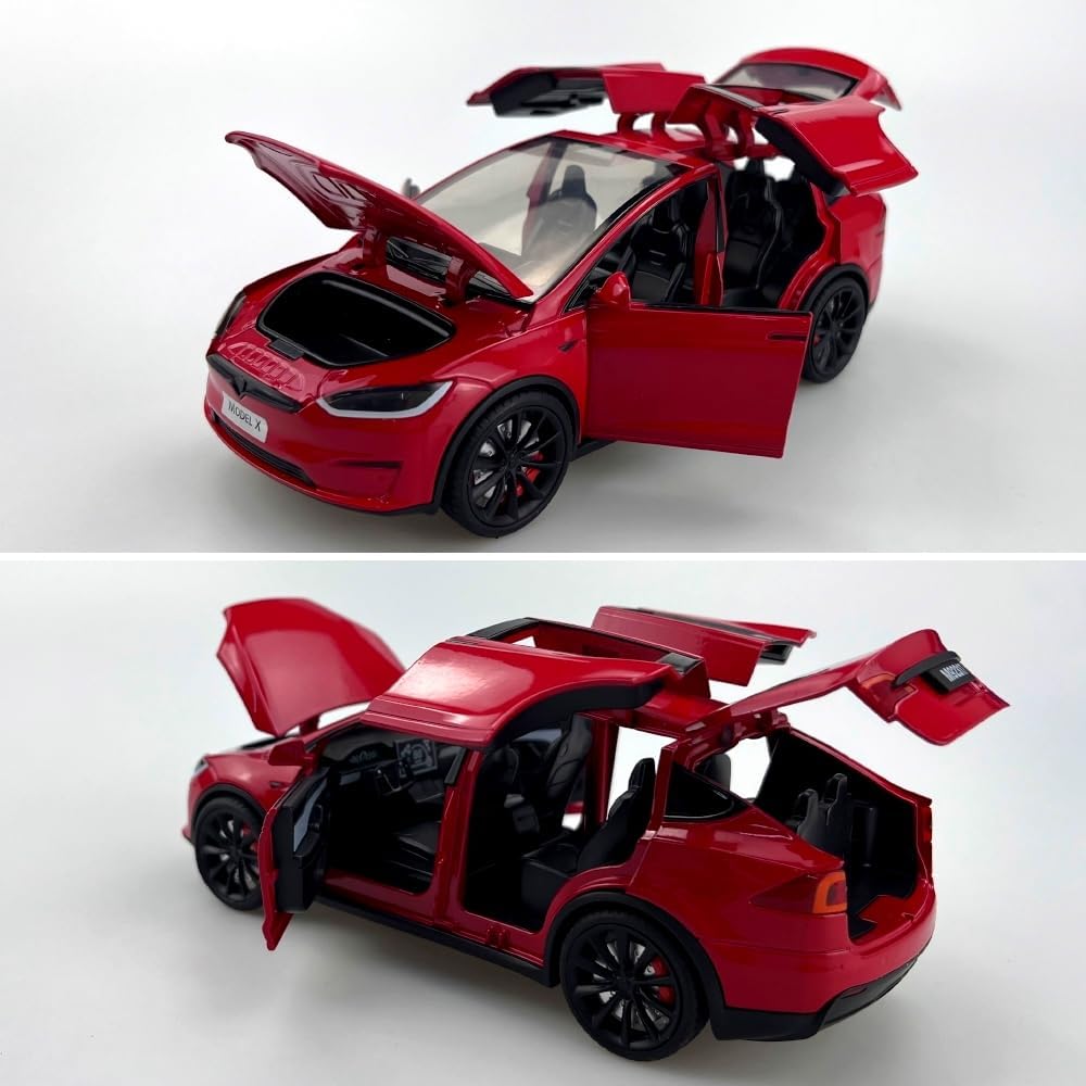 1:28 Scale Diecast Model X Alloy Tesla Car