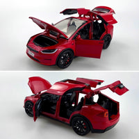 Thumbnail for 1:28 Scale Diecast Model X Alloy Tesla Car