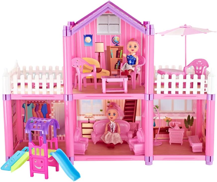 DIY 105 Pieces Princess Doll House Toy