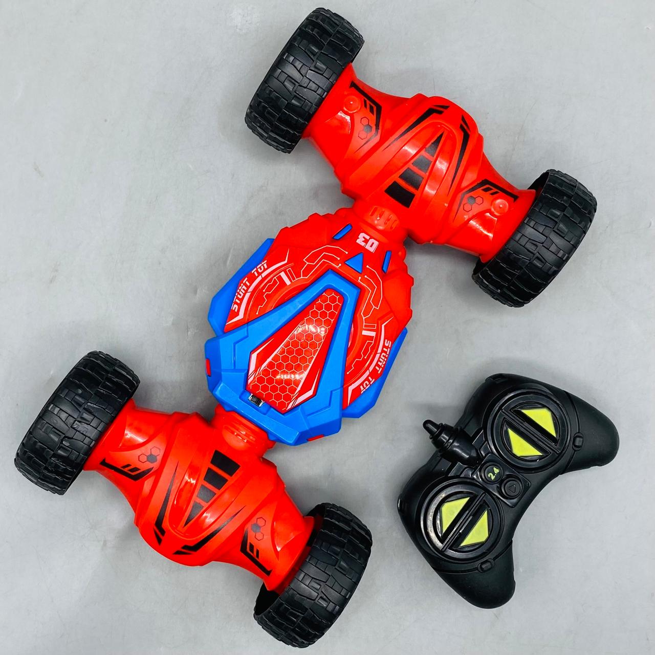 Spiderman Theme Remote Control Stunt Car