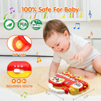 Thumbnail for Early Learning Red Train Musical Piano Keyboard