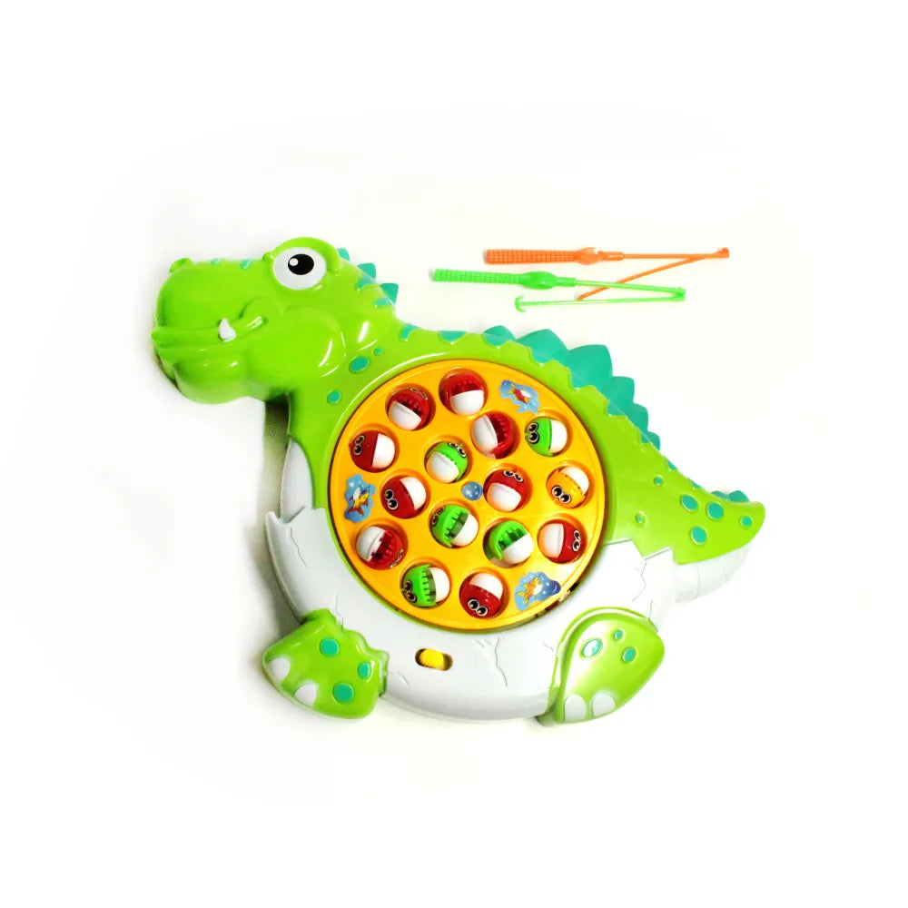 Dinosaur Shape Fishing Game With Music