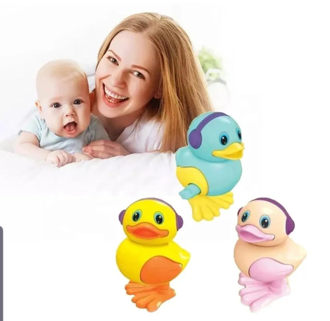 Funny Toy Baby Wind Up Jumping Duck