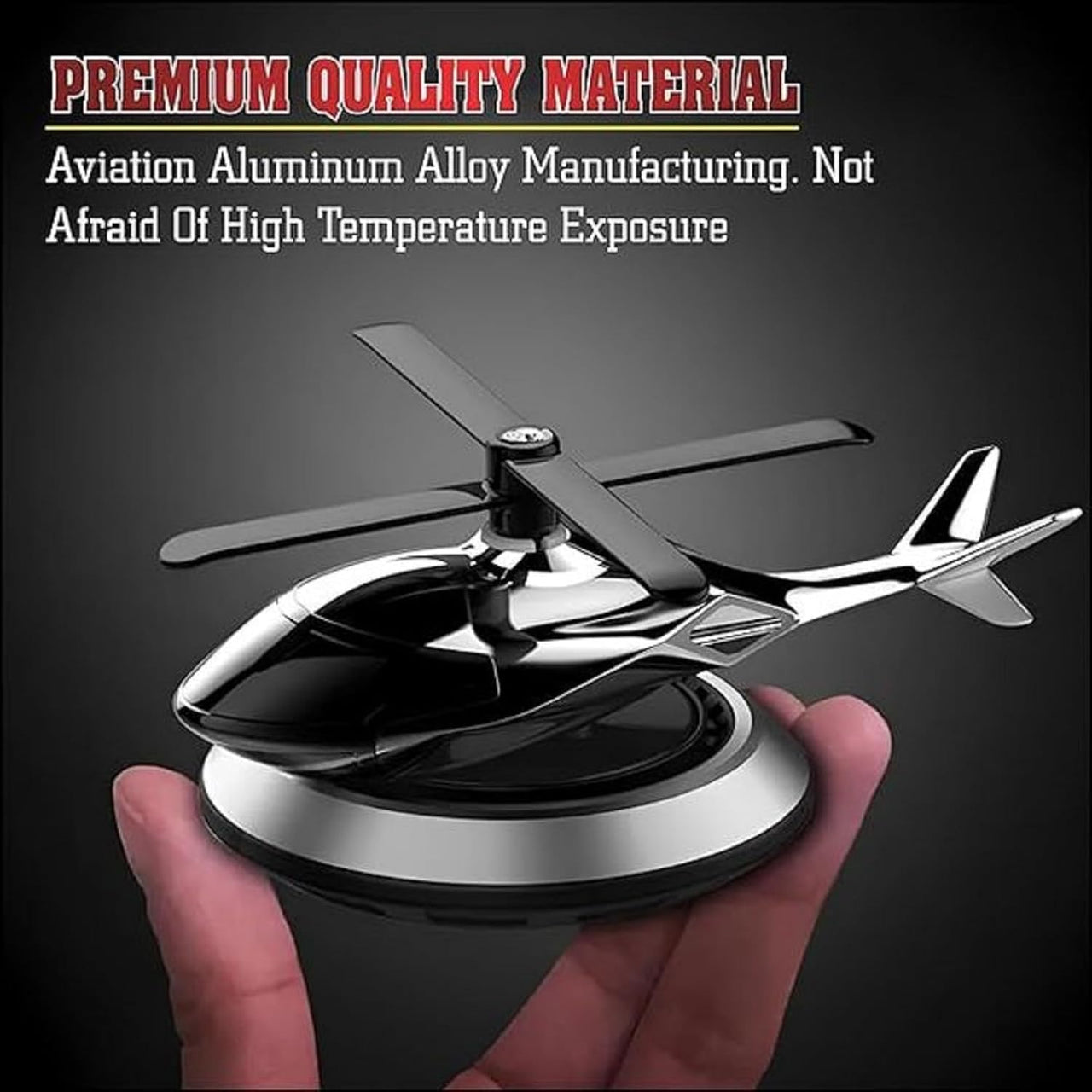 Helicopter Car Air Freshener Solar Energy