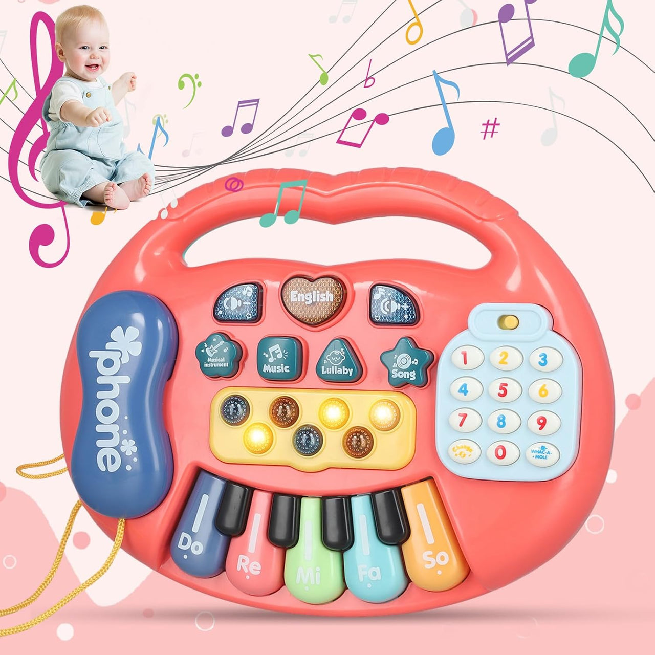 Musical Piano Keyboard Phone