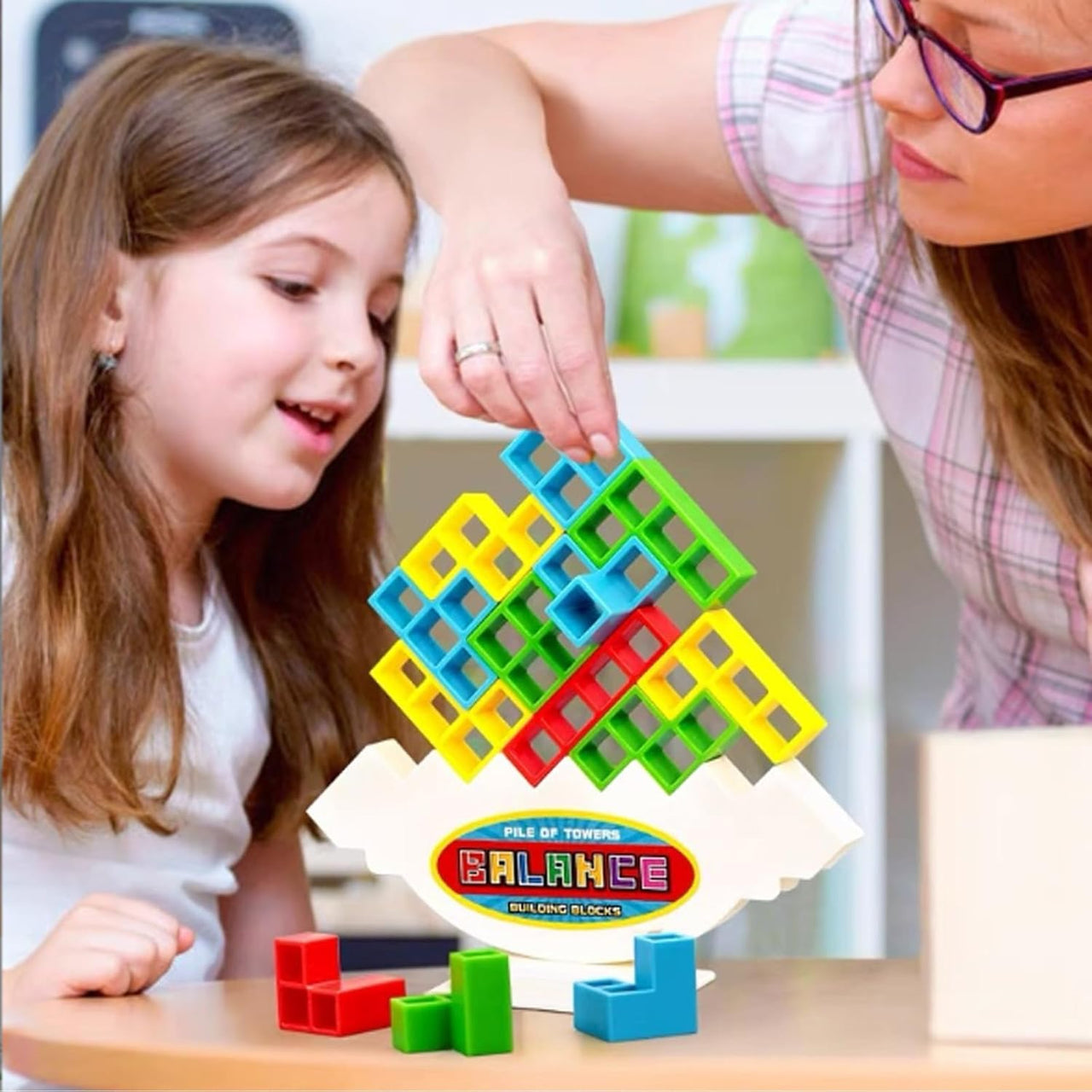 Tetra Tower Balancing Stacking Building Blocks