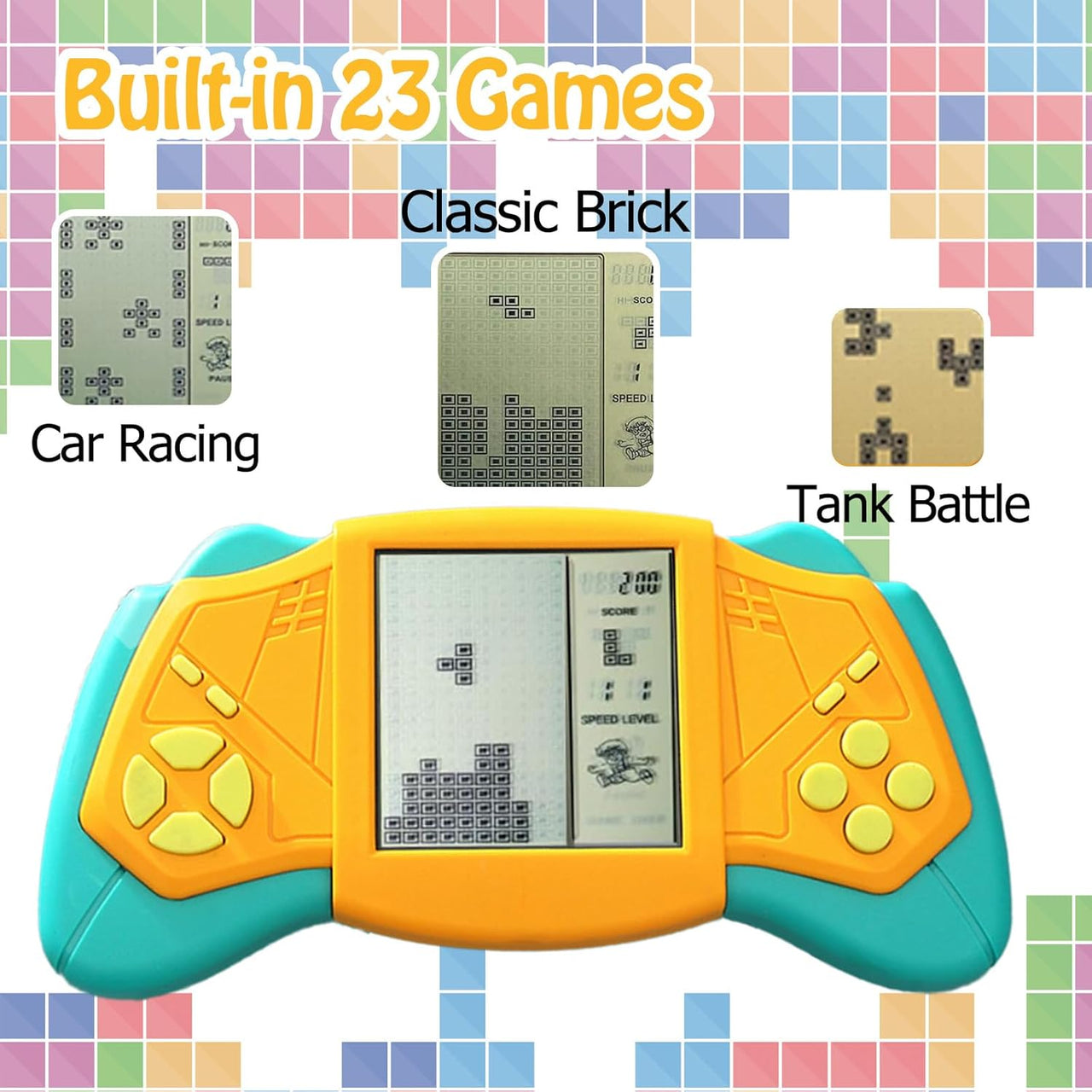 Retro Brick Game Console