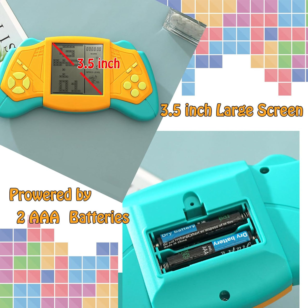 Retro Brick Game Console