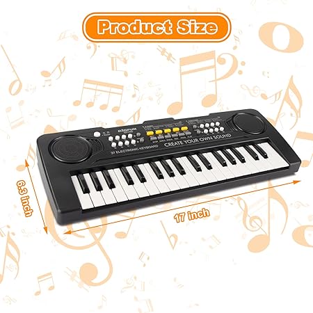 Piano Keyboard, 37 Keys Music Keyboard Piano