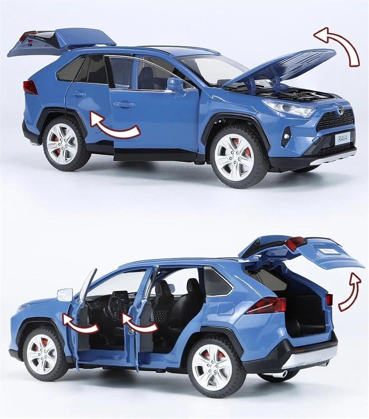 1:24 Scale Diecast Toyota RAV4 SUV