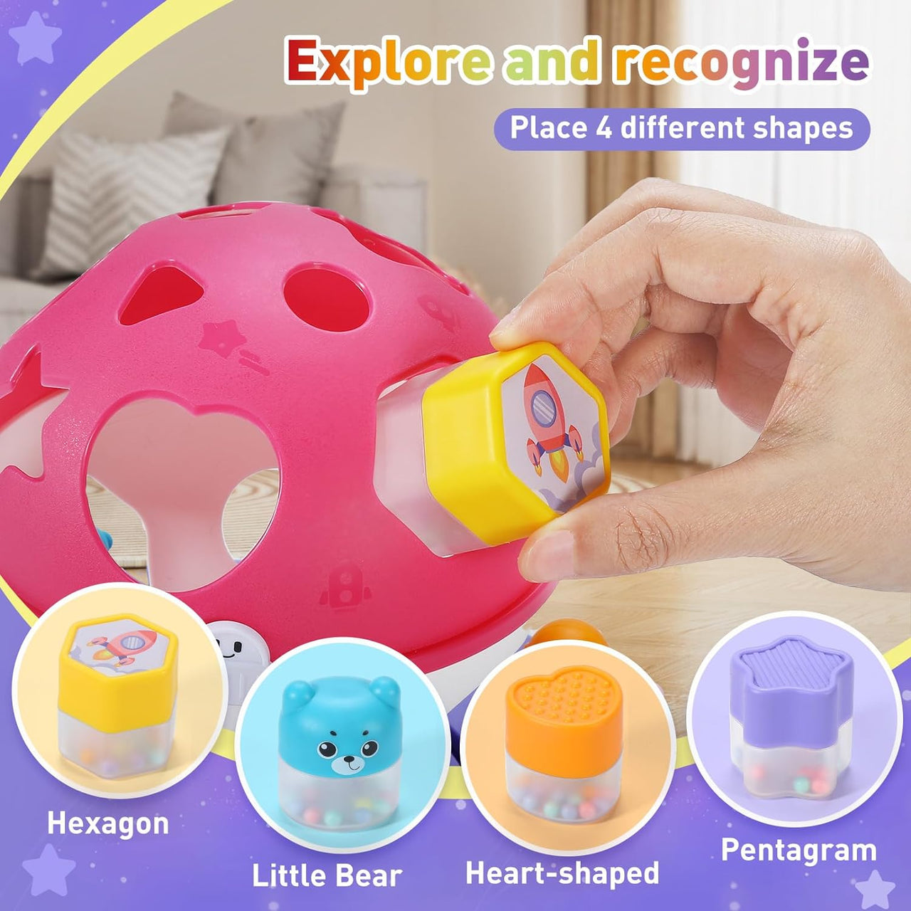 Early Learning Shape Sorter Light And Sound