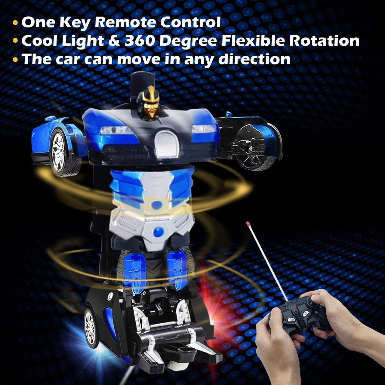 Remote Control Deformation Robot Car 2.4 Ghz 1:18 Scale