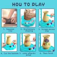 Thumbnail for DIY Pottery Wheel Art Craft Kit