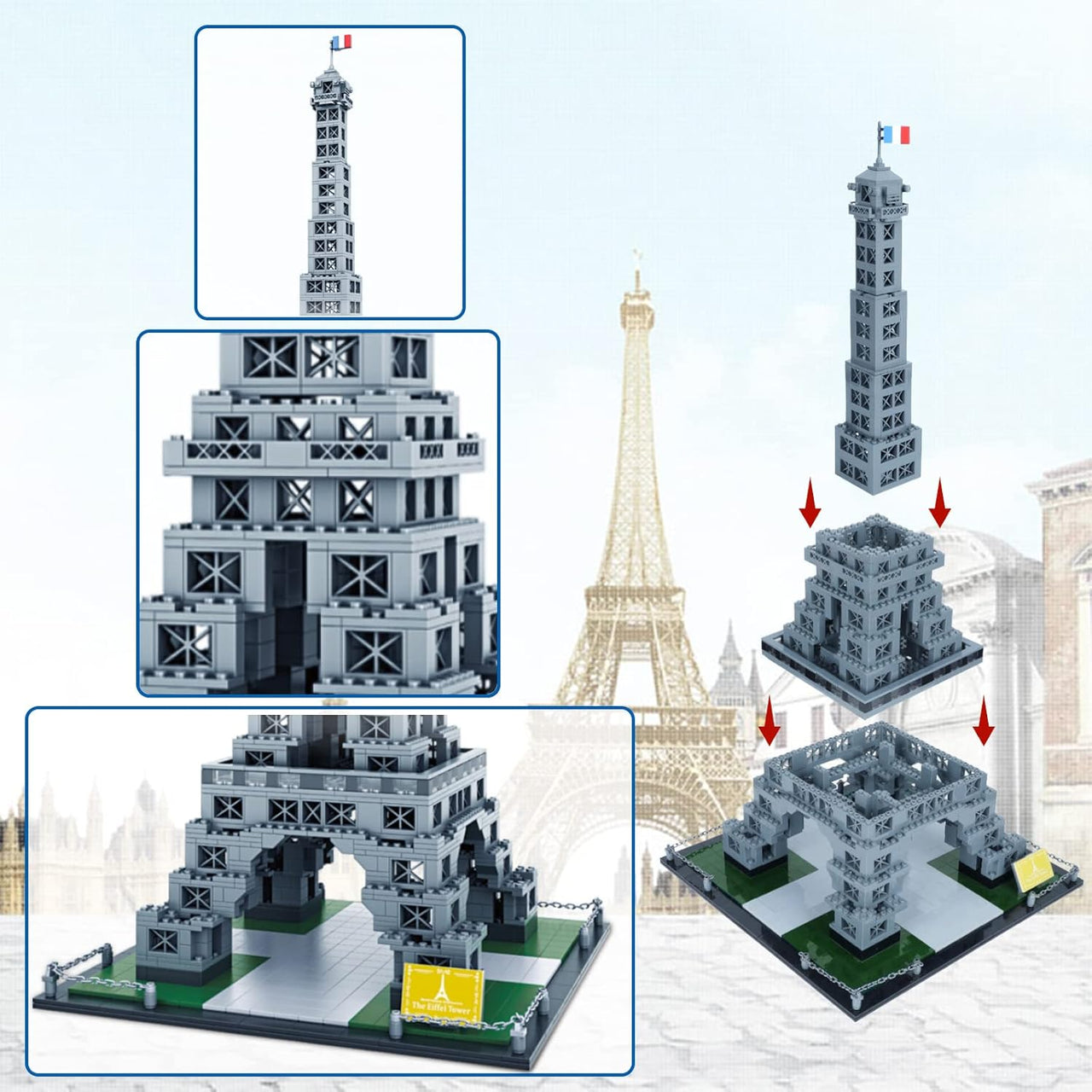 Eiffel Tower Building Block