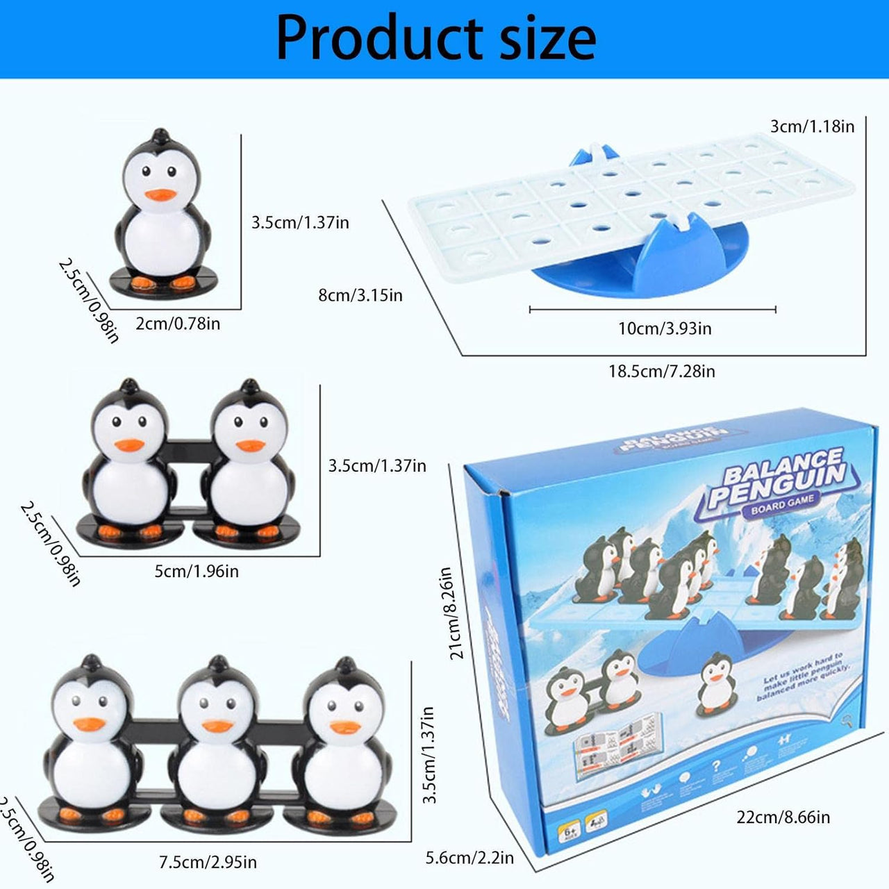 Balance  Penguin Board Game