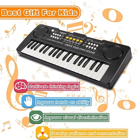 Piano Keyboard, 37 Keys Music Keyboard Piano