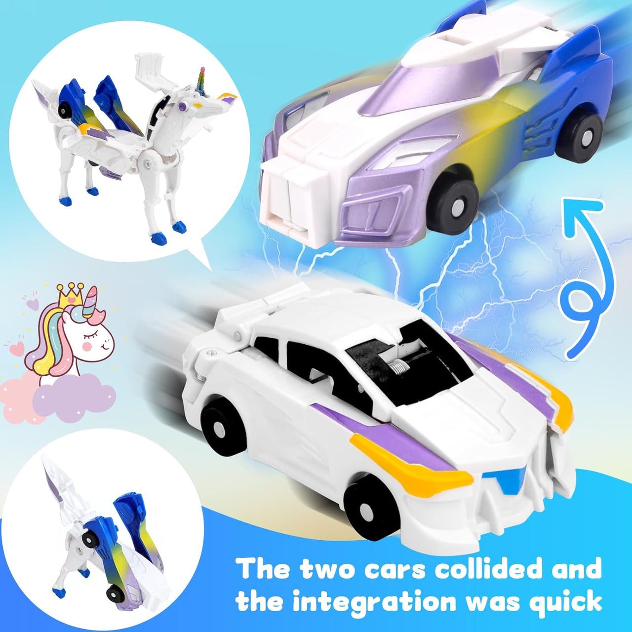 Unicorn Deformation Magnetic Robot Car