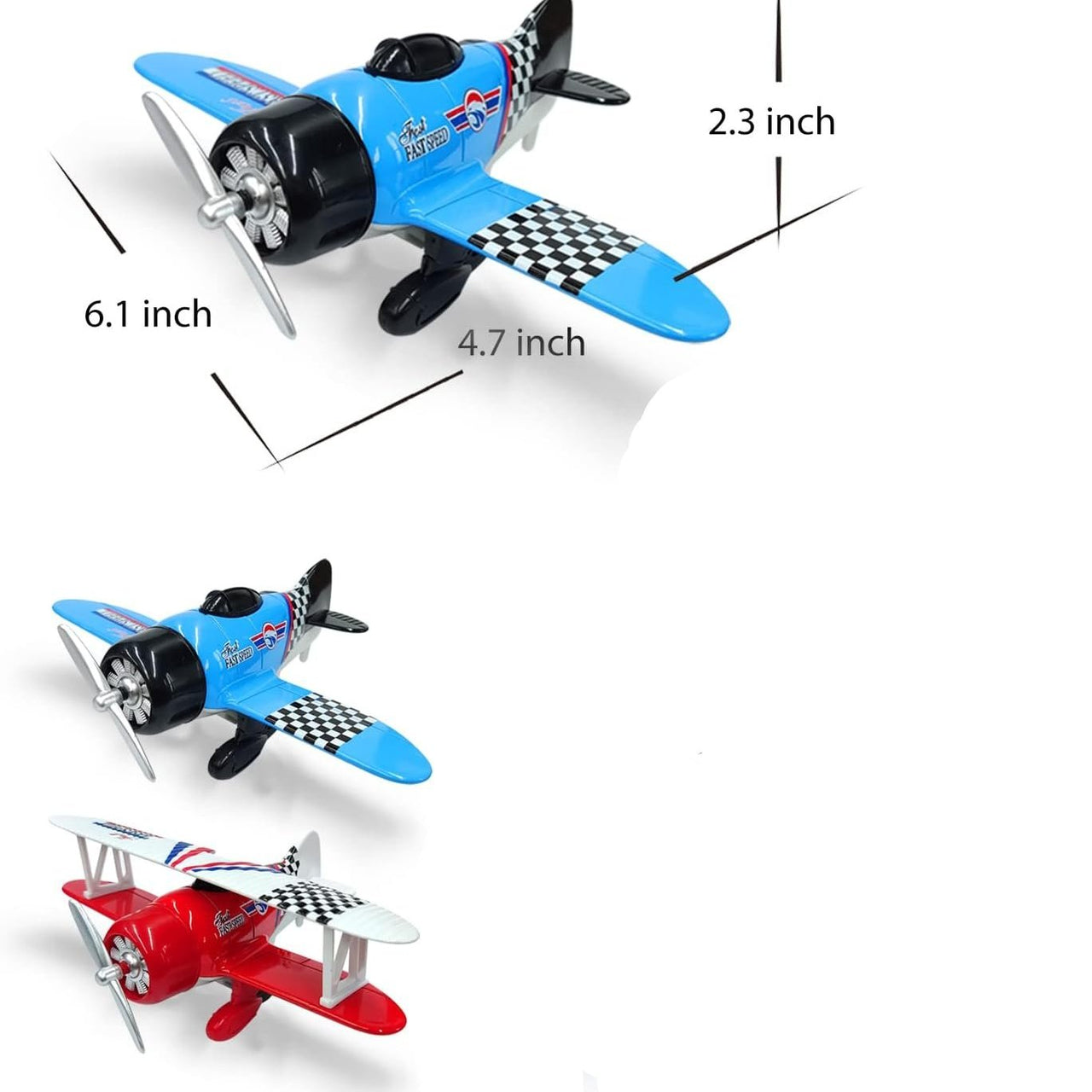 Diecast Pull Back Airplane