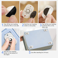 Thumbnail for 4 Pcs 360 Rotate Self Adhesive Mini Swivel Casters